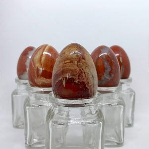 5 Med. Red Jasper Yoni Eggs